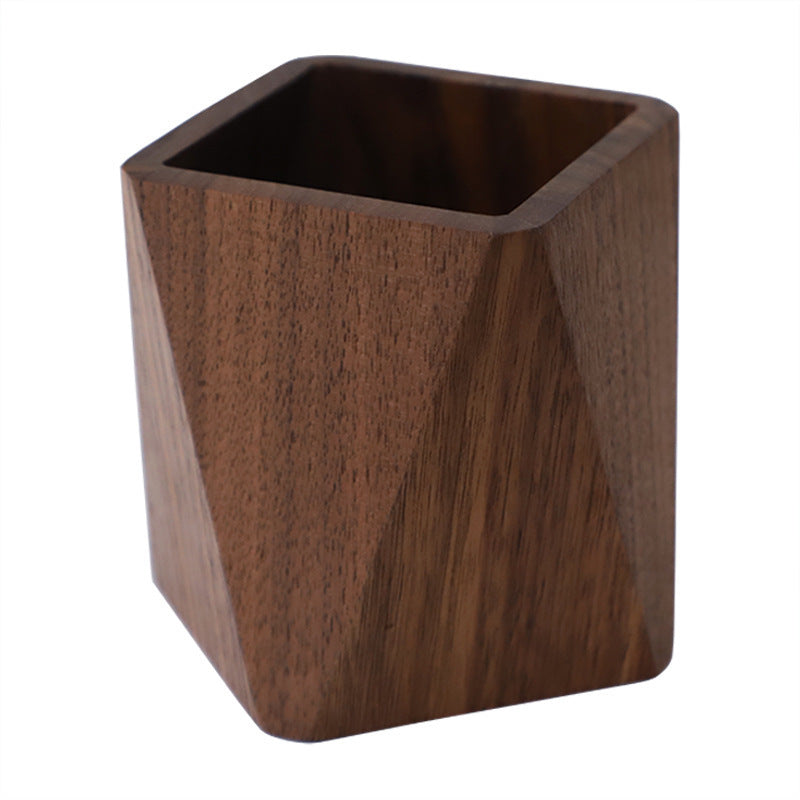 Wooden Pen Holder, Desk Top, Desk Storage Box, Stationery - Yours Essentials UK.